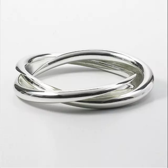 Jewelry - New Unisex 925 Silver Double Layer Men Women Ring